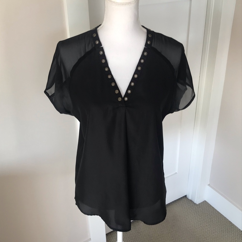 Pleione Studded Blouse, S
